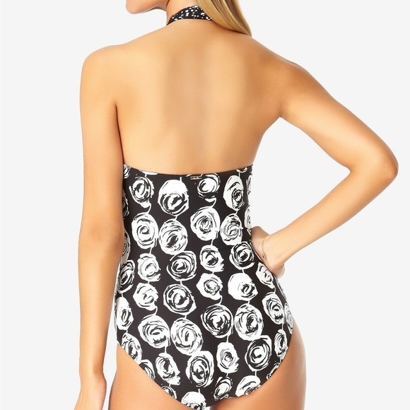 Anne Cole Coming Up High Neck One-Piece - Picture 3 of 6